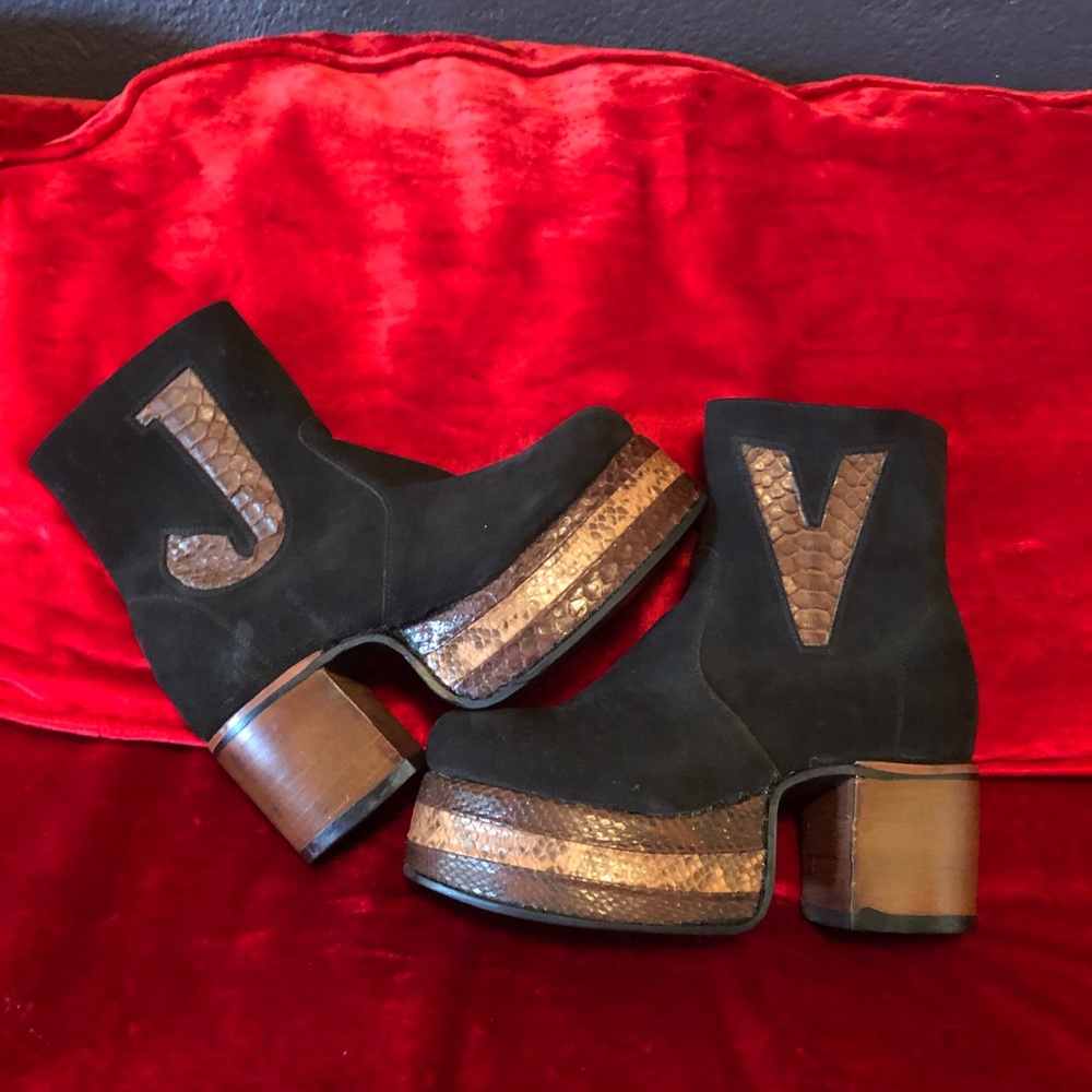 Holy grail of custom made 1970s platform boots!!